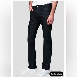 BlankNYC NWT Men's Coated Slim Fit Denim Wooster Jean Black 40x32 $112 Retail